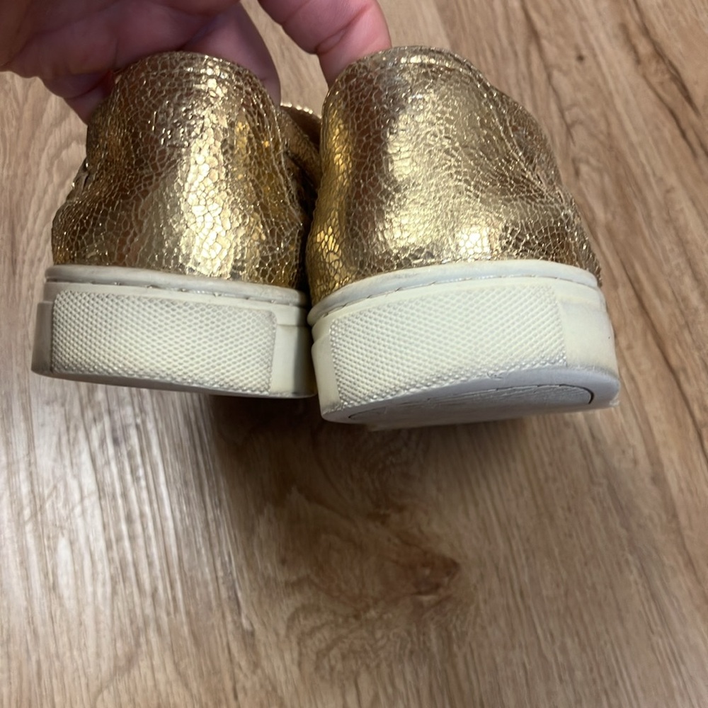 Tory Burch Gold Sneakers - Picture 4 of 9